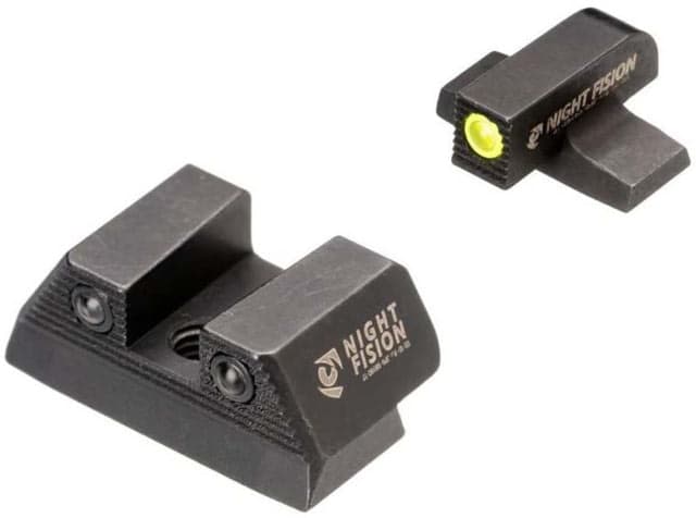 Night Fision Optics Ready Stealth SIG Sauer Night Sight Set SIG P320 w/ Holosun SCS #8 Yellow Front