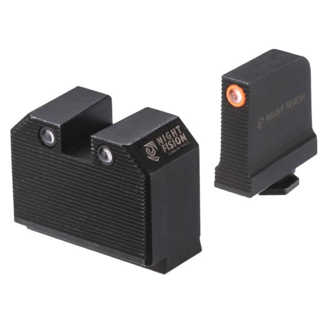 Night Fision Optics Ready Stealth Night Sight Set Glock 17/19/34 w/ DPP/509t/Romeo Pro Orange Front Black GLK-001-469-494-OGZG