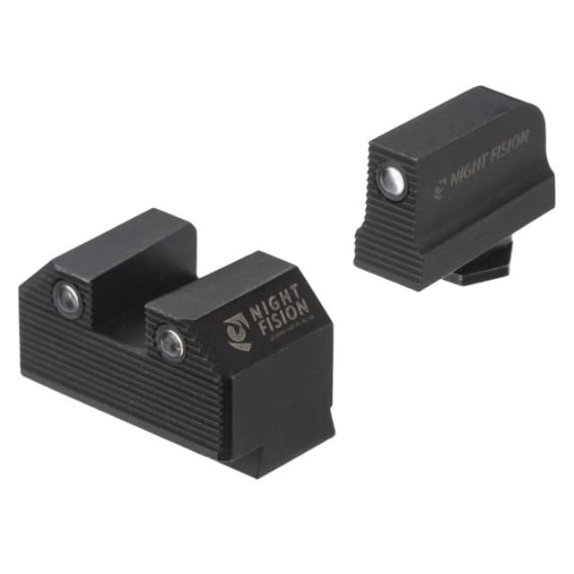 Night Fision Optics Ready Stealth Night Sight Set Glock 43/43x w/ 507k Black Front Black GLK-003-290-297-ZGZG