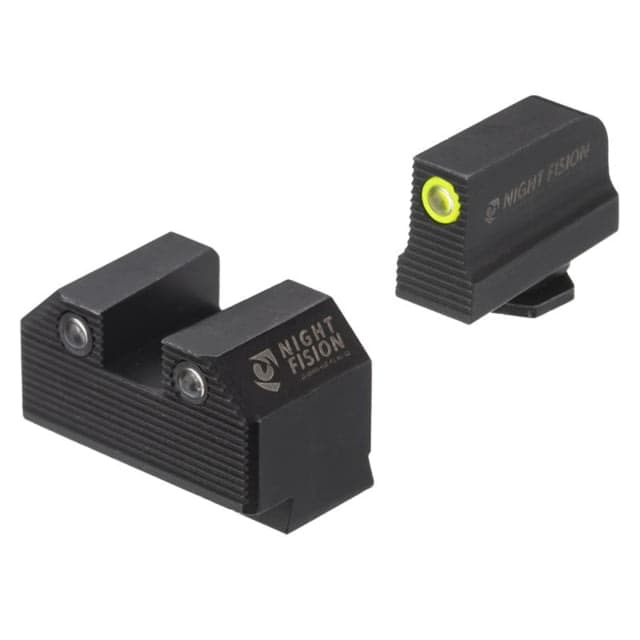 Night Fision Optics Ready Stealth Night Sight Set Glock 43/43x w/ 507k Yellow Front Black