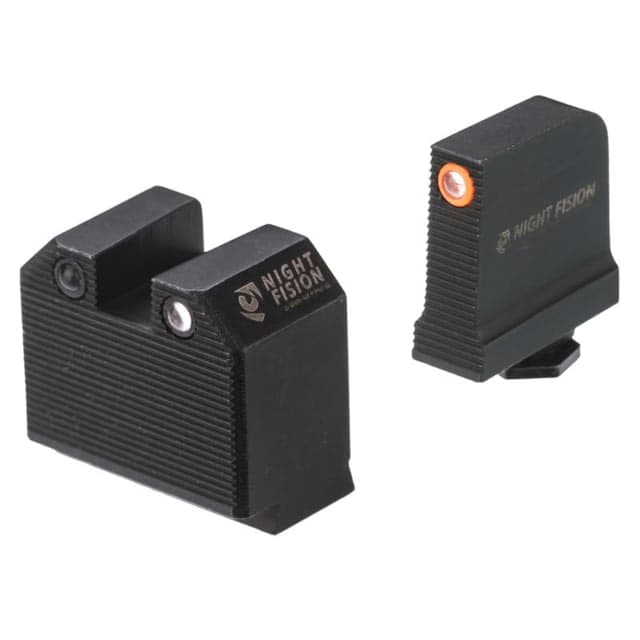 Night Fision Optics Ready Stealth Night Sight Set Glock 43/43x w/ RMRcc Orange Front Black GLK-003-465-472-OGZG