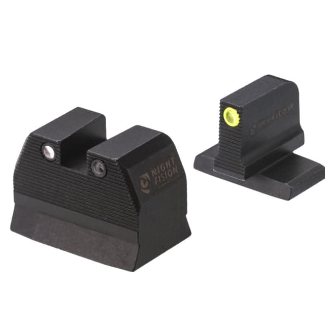 Night Fision Optics Ready Stealth Heckler & Koch Night Sight Set HK VP9 w/ RMR/507c/508t Yellow Front Black HAK-127-350-387-YGZG