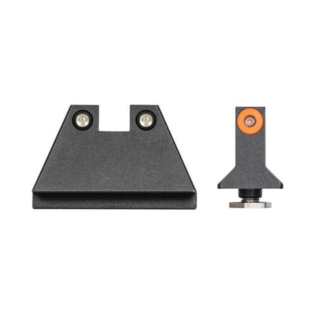 Night Fision Suppressor Height Night Sight Set Glock 17/19/34 Orange Front Black