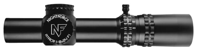 NightForce ATACR 1-8x24mm Riflescope 34mm Tube First Focal Plane FC-DMx Reticle Black