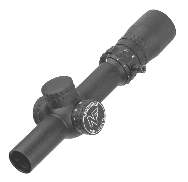 NightForce NX6 1-6x24mm F1 30mm Tube Rifle Scope First Focal Plane FC-DMx Reticle Black