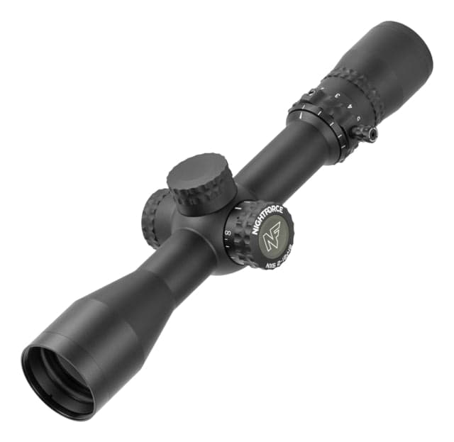 NightForce NX6 2-12x42mm F2 30mm Tube Rifle Scope Second Focal Plane MOAR Reticle Black