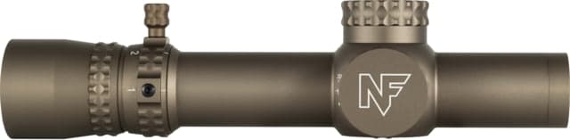 NightForce NX8 1-8x24mm Capped LPVO Rifle Scope 30mm Tube First Focal Plane FC-MOA Reticle Dark Earth