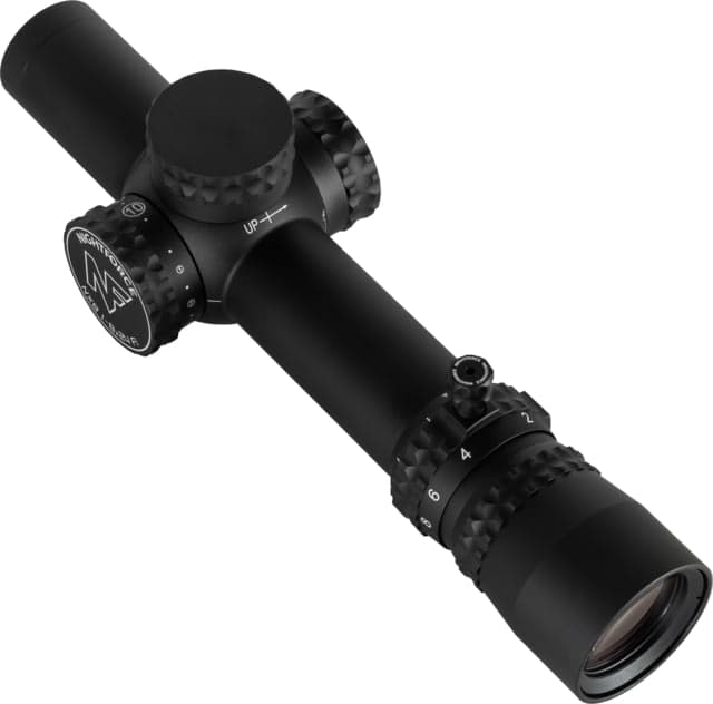 NightForce NX8 Capped E/W Rifle Scope 1-8x24mm 30mm Tube First Focal Plane FC-DMx Reticle Black
