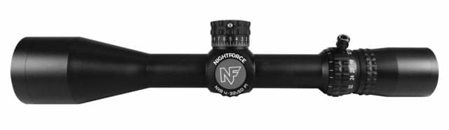 NightForce NX8 Rifle Scope 4-32X50mm 30mm Tube First Focal Plane F1 ZeroStop .1 Mil-Radian DigIllum PTL TReMoR3 Black Full-Size