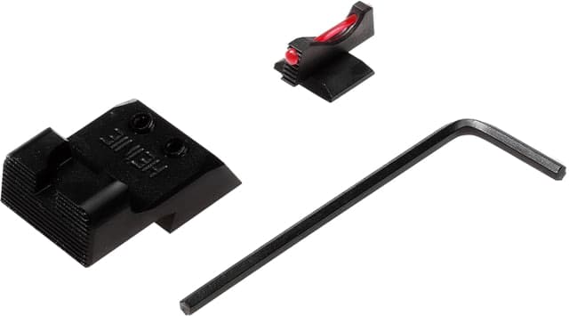 Nighthawk Custom Sight Kit Fiber Optic .200 Heinie Ledge Black Rear Sight Novak Cut