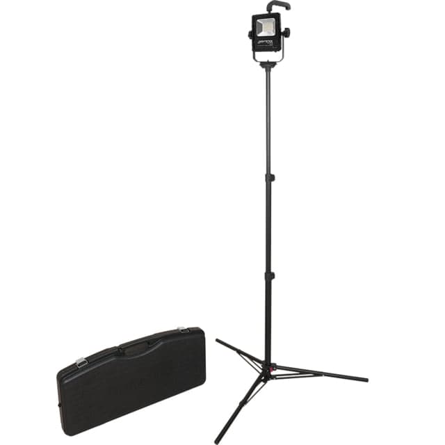 Nightstick Rechargeable LED Scene Light Kit w/ Magnetic Base Integrated Li-ion White 1200 LuMen's Black