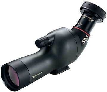 Nikon Fieldscope 13-30x50mm ED Spotting Scope 13-30x Zoom Eyepiece Angled Body Black