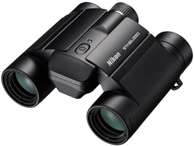 Nikon STABILIZED 12x25mm S Roof Prism Binoculars Black