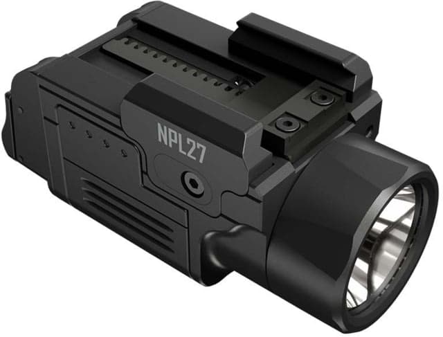Nitecore NPL27 USB-C Rechargeable 650 Lumens LED Rail Mount Weapon Light Black