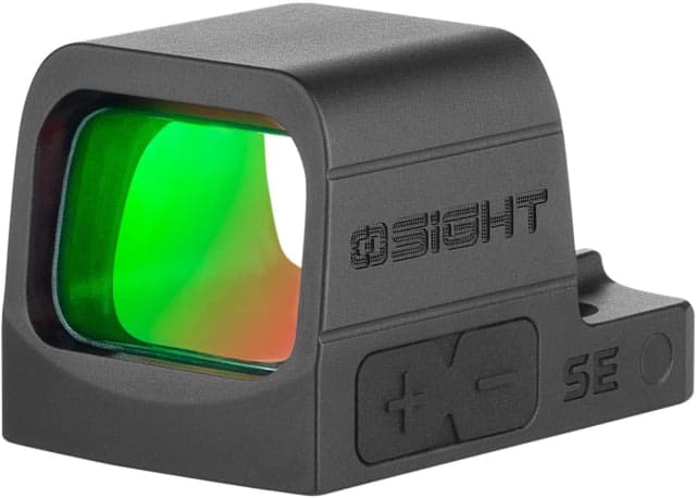 Osight SE Reflex Red Dot Sight 1x 21x14mm 2 MOA Dot and 32 MOA Circle Black