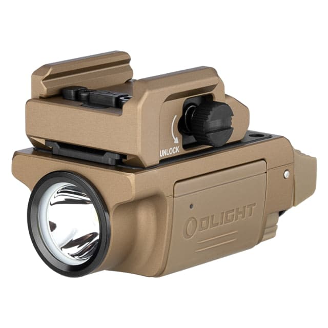 Olight PL-MINI 3 Valkyrie 600 Lumen LED Rail Mount Weapon Light Lithium Ion Desert Tan