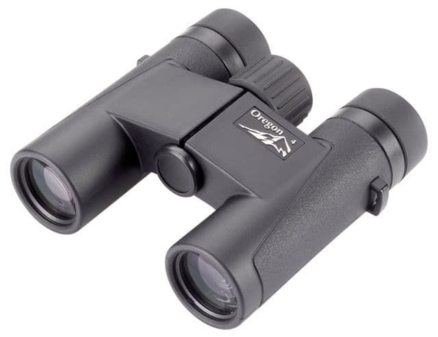 Opticron Oregon 4 LE WP 8x25mm Compact Roof Prism Binoculars Non-Slip Rubber Covering Black