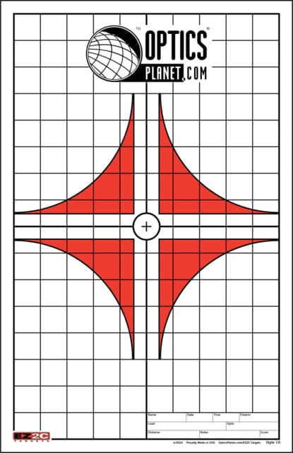 Ez2C Targets Opticsplanet Exclusive Ez2c Targets Style 10 Best Sight In Target 25 Pack Red/Black/White