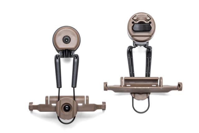 OTTO Engineering NoizeBarrier Helmet Mount NoizeBarrier TAC Team Wendy Flat Dark Earth