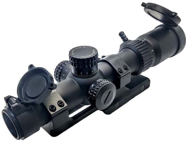 Patriot Optics 3 Gunner LPVO Rifle Scope 1-6x24mm 24mm First Focal Plane Etched Glass BDC Reticle