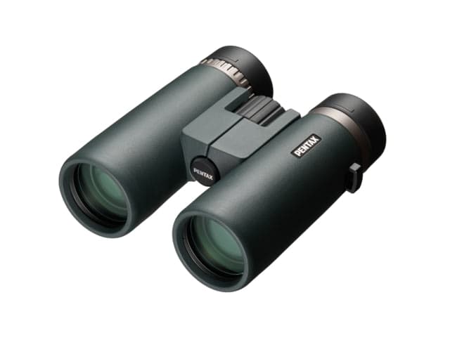 Pentax Sd 10x42mm Ed Roof Prism Binoculars Thermoplastic Elastomer Resin Dark Green Compact