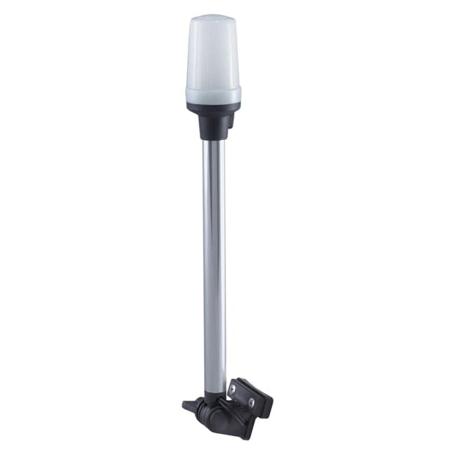 Perko Fold Down All-Round Pole Light w/ Horizontal Mount White