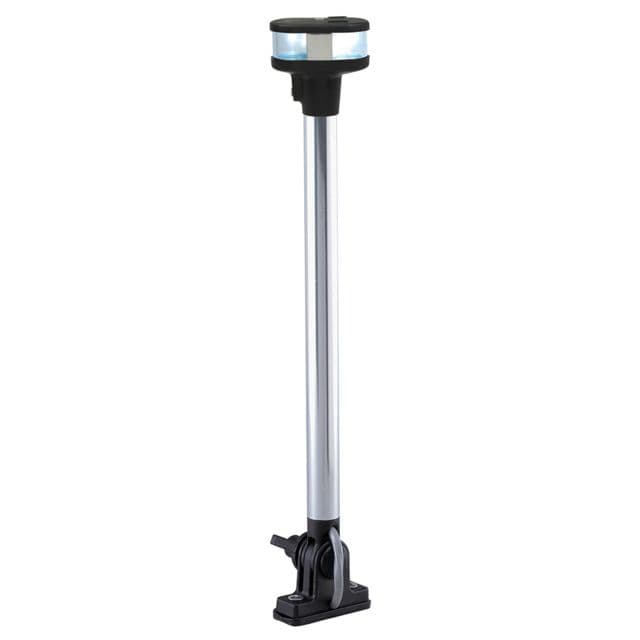 Perko LED Folding Vertical Mount Combination Masthead / All-Round Light 12-13/16in High Sail White
