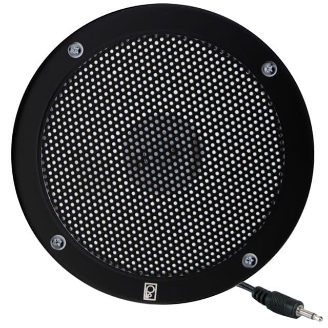 Poly-Planar 5" VHF Extension Speaker - Flush Mount - Single Black