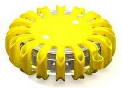 PowerFlare PF-200R Recharge. Safety Light Kit 6Pk Yellow Red/Blue LED HD Magnetic Base w/ CR123