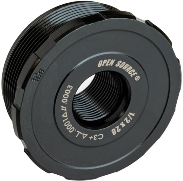 Precision Armament OPEN SOURCE Certified Precision Direct Thread Suppressor Mount 1/2-28 Black