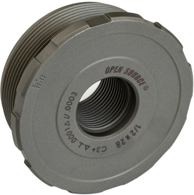 Precision Armament OPEN SOURCE Certified Precision Direct Thread Suppressor Mount 1/2-28 Matte Stainless