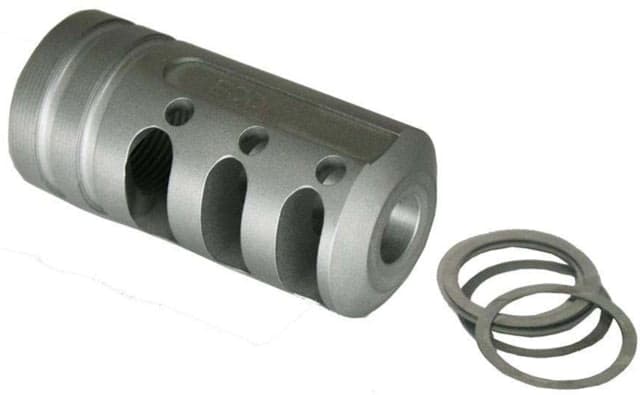 Precision Reflex MSTN Straight Quiet Control Brake .308 Bead Blast Finish Black