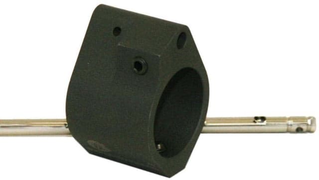 Precision Reflex .936 Adjustable Gas Block w/ Straight Gas Tube Black