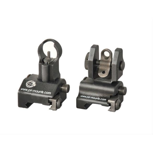 Precision Reflex Flip Up Front and Rear Sight Package Black
