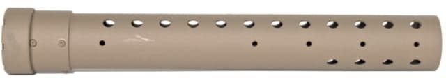 Precision Reflex Free Float Forearm No Rails Gen 3 15in Carbon Fiber Flat Dark Earth
