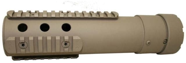 Precision Reflex Gen 3 Free Float Forearm Round Style Intermediate Length Carbon Fiber Flat Dark Earth