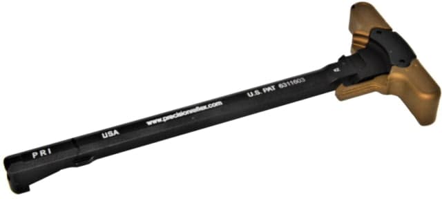 Precision Reflex M84 Gas Buster Charging Handle Ambidextrous Original Latch Mixed Handle Black latch Flat Dark Earth