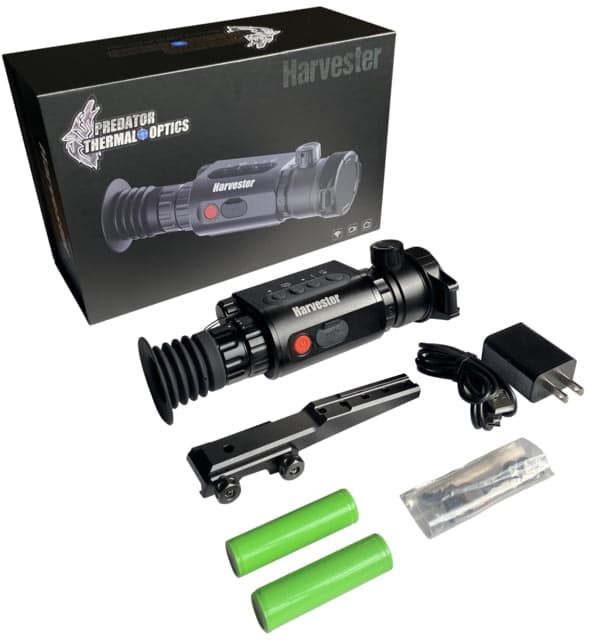 Predator Thermal Optics Harvester 4-24x50mm Imagine Rifle Scope 50 Hz 384-288 pixels Black Medium
