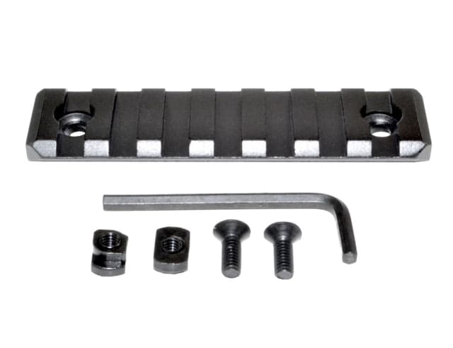 Presma Picatinny Rail Section for M-LOK Style Mounts 7 Slot Black