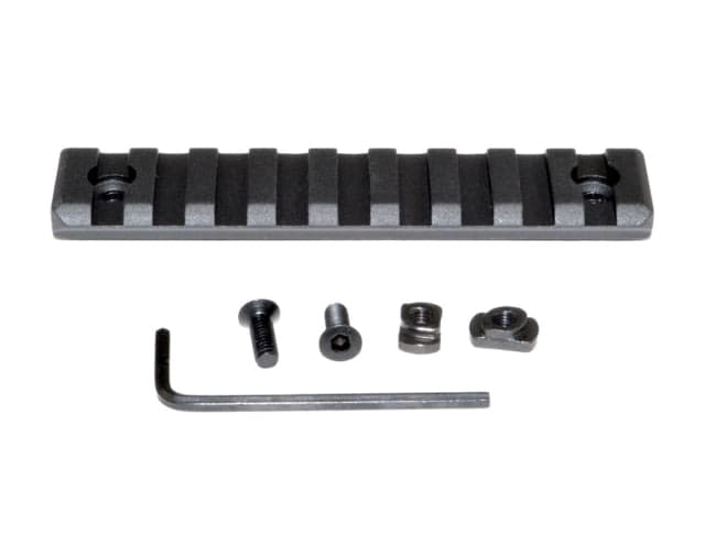 Presma Picatinny Rail Section for M-LOK Style Mounts 9 Slot Black