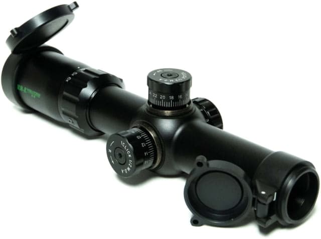 Pride Fowler Industries Rapid Reticle 3G-2 1-6X24mm 30mm First Focal Plane Tube LPVO Rifle Scope w/Rapid Ranging and Rapid Guide Technology