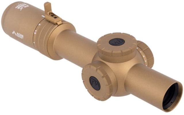 Primary Arms Compact PLX 1-8x24mm 30mm Tube LPVO Rifle Scope First Focal Plane Illuminated ACSS Nova Reticle FDE