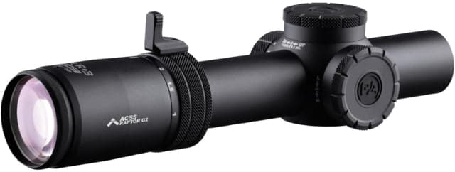 Primary Arms PLx Gen II Compact RDB 1-8x24mm 30mm Tube LPVO Rifle Scope First Focal Plane ACSS Raptor Yard 5.56/.308 Reticle Black
