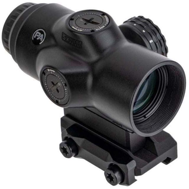 Primary Arms SLx 5X Micro Prism Red Illuminated ACSS Aurora MIL Black