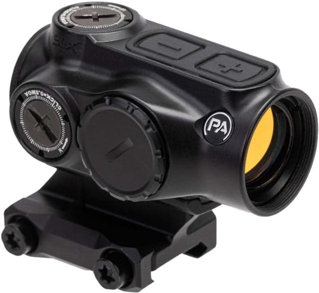 Primary Arms SLx MD-21 Push Button 1x21mm Micro Reflex Red Dot Sight w/AutoLive & ACSS-CQB Red Dot Reticle Black