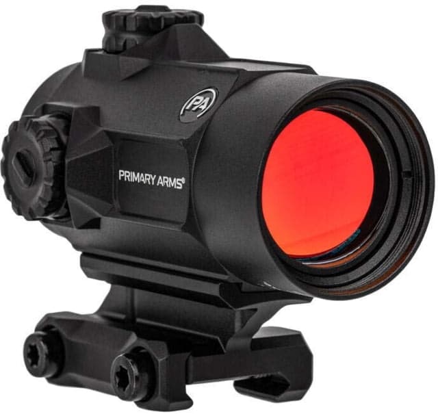 Primary Arms SLx MD-25 Rotary Knob 1x25mm Microdot Reflex Sight ACSS-CQB Red Dot Black