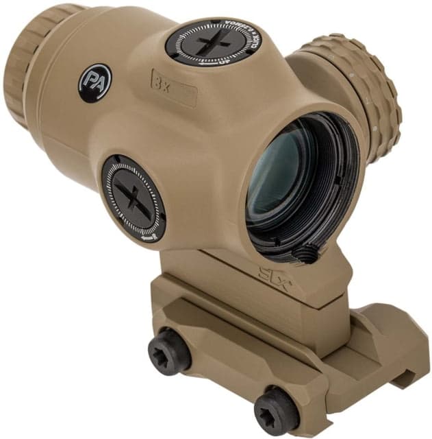 Primary Arms SLx 3X MicroPrism Red Dot Sigh Red Illuminated ACSS Raptor 5.56/.308 Reticle - Yard Flat Dark Earth