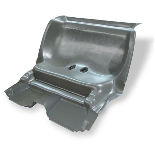 Pro-Gard Industries Charcoal Grey Abs Standard Transpt Seat Straight Back W/ 1/4 Poly. Window Cargo Barrier & Seat Mount. Kit