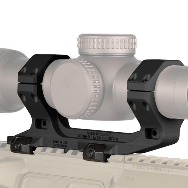 Reptilia AUS Optic Mount 1.70inch Height Black 30mm