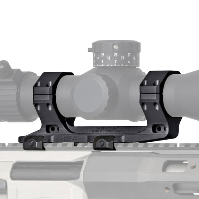 Reptilia AUS Optic Mount Rifle Scope 35mmx77mm Type III Hardcoat Anodized Black Anodized